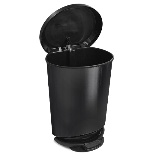 Tacho de Residuos con Pedal 20 Litros Negro Arqplast