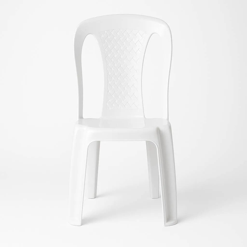 Silla de Plástico Ibiza Blanca Reforzada