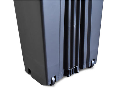 Tacho de basura 60 L con pedal, ruedas y doble tapa