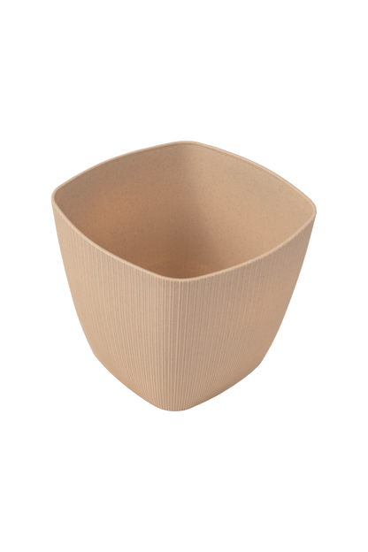 Maceta de interior Vercelli Cuadrada 22 Bosco | Diseño minimalista