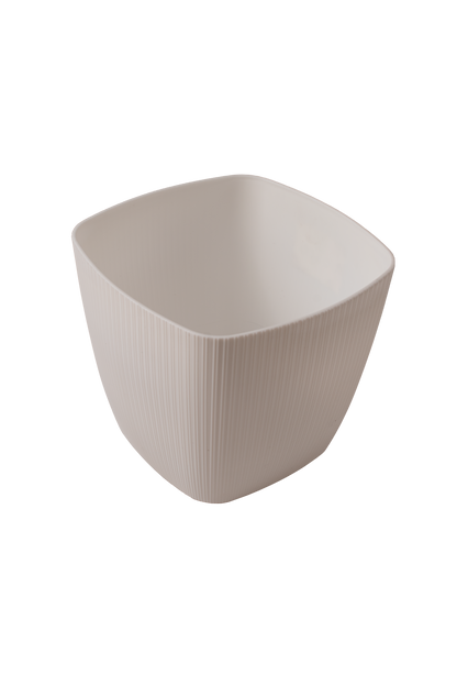 Maceta de interior Vercelli Cuadrada 24 Bosco | Diseño minimalista