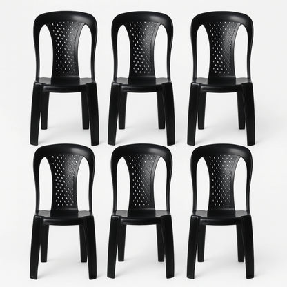 Pack x 6 Sillas Ibiza Reforzadas Apilables