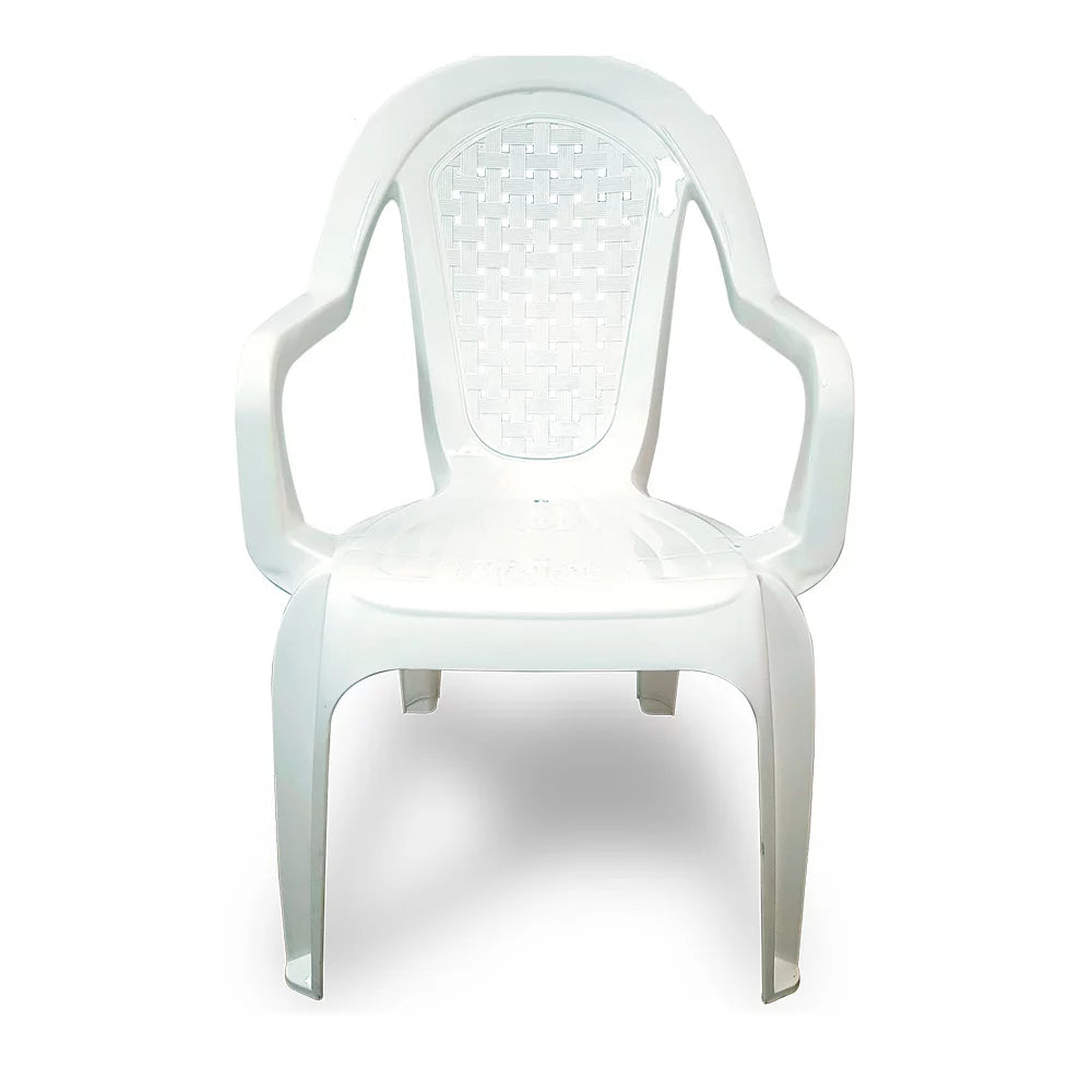 SILLA SILLÓN PLÁSTICO DE JARDIN APILABLE FAENZA