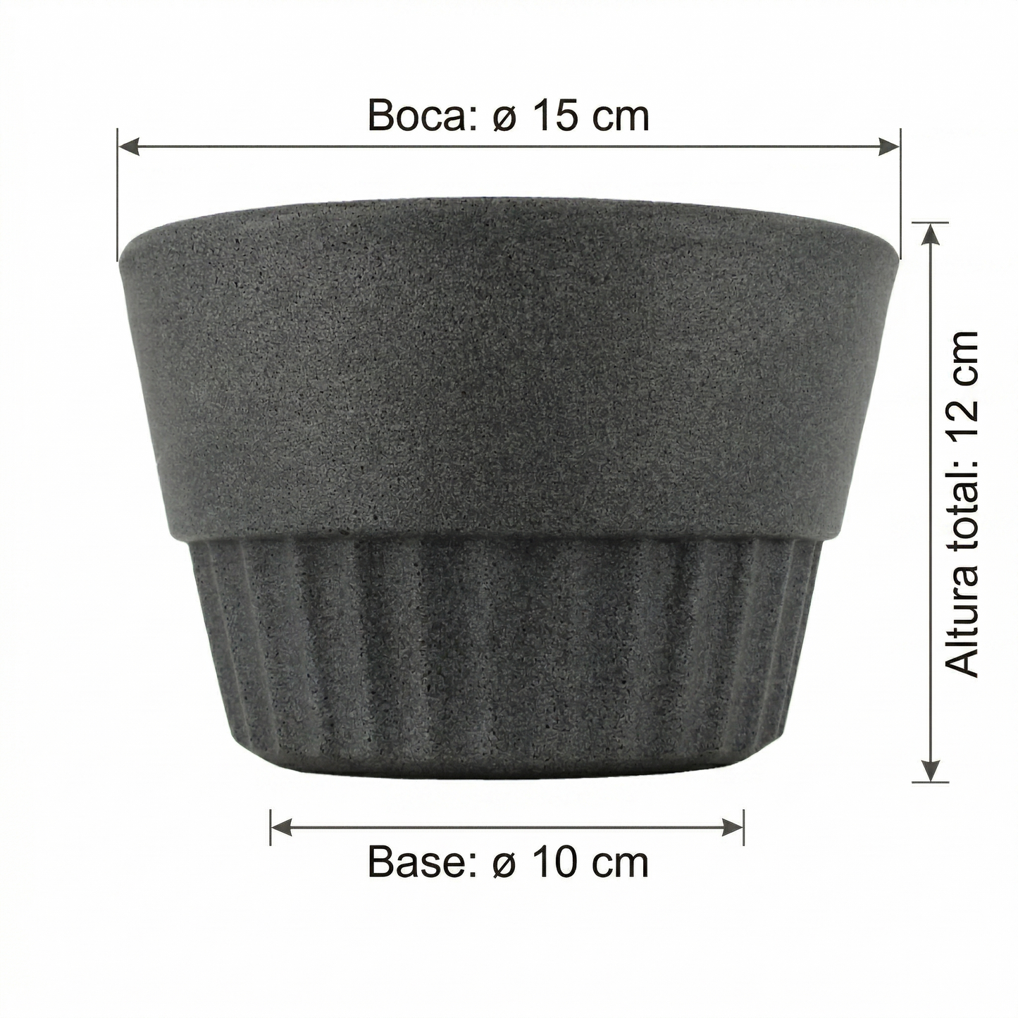 Maceta Venecia 15 cm Pack x3 | Interior Exterior | Bosco