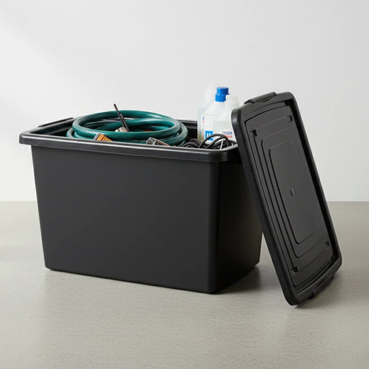 Caja Organizadora 56 L Grande Con Tapa