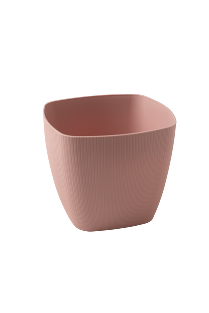 Maceta de interior Vercelli Cuadrada 22 Bosco | Diseño minimalista
