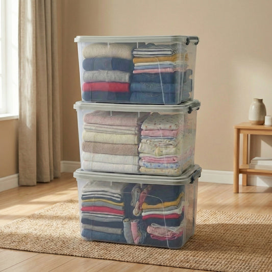 3 Cajas Organizadoras 55 L Grandes