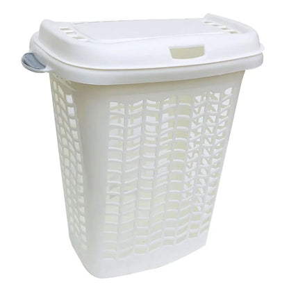 Cesto de ropa rectangular con tapa 50 Lts.
