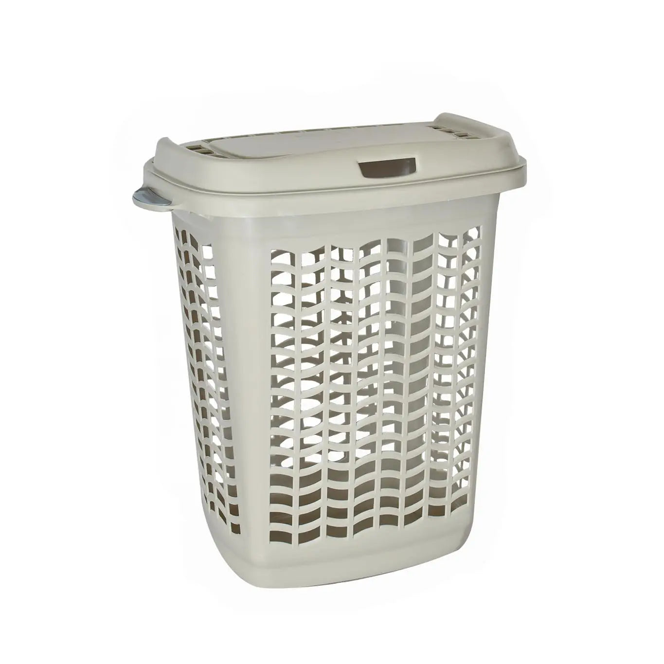 Cesto de ropa rectangular con tapa 50 Lts.