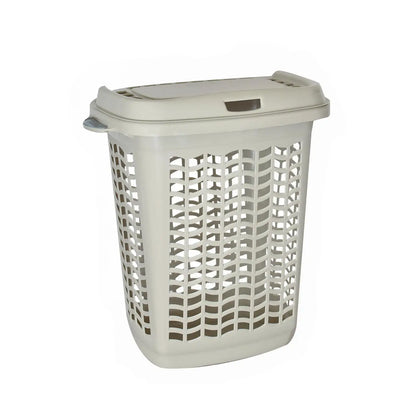Cesto de ropa rectangular con tapa 50 Lts.