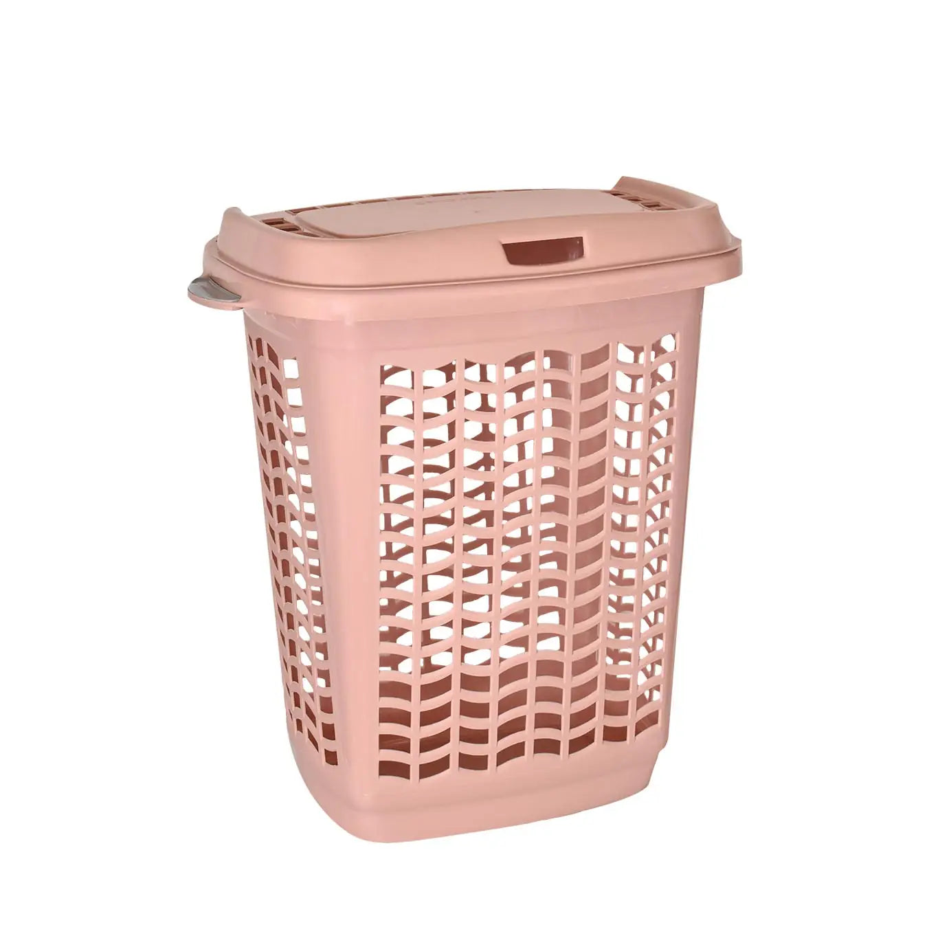 Cesto de ropa rectangular con tapa 50 Lts.