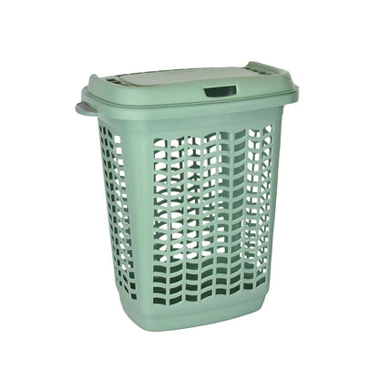 Cesto de ropa rectangular con tapa 50 Lts.