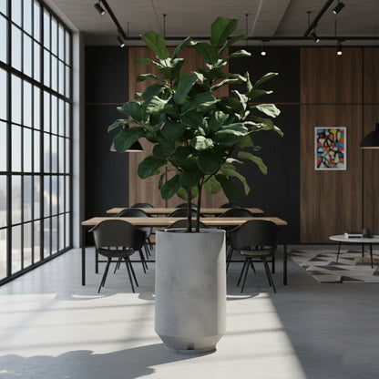 Maceta Bosco Vignola 53 L simil piedra – Interior y exterior, alta y decorativa