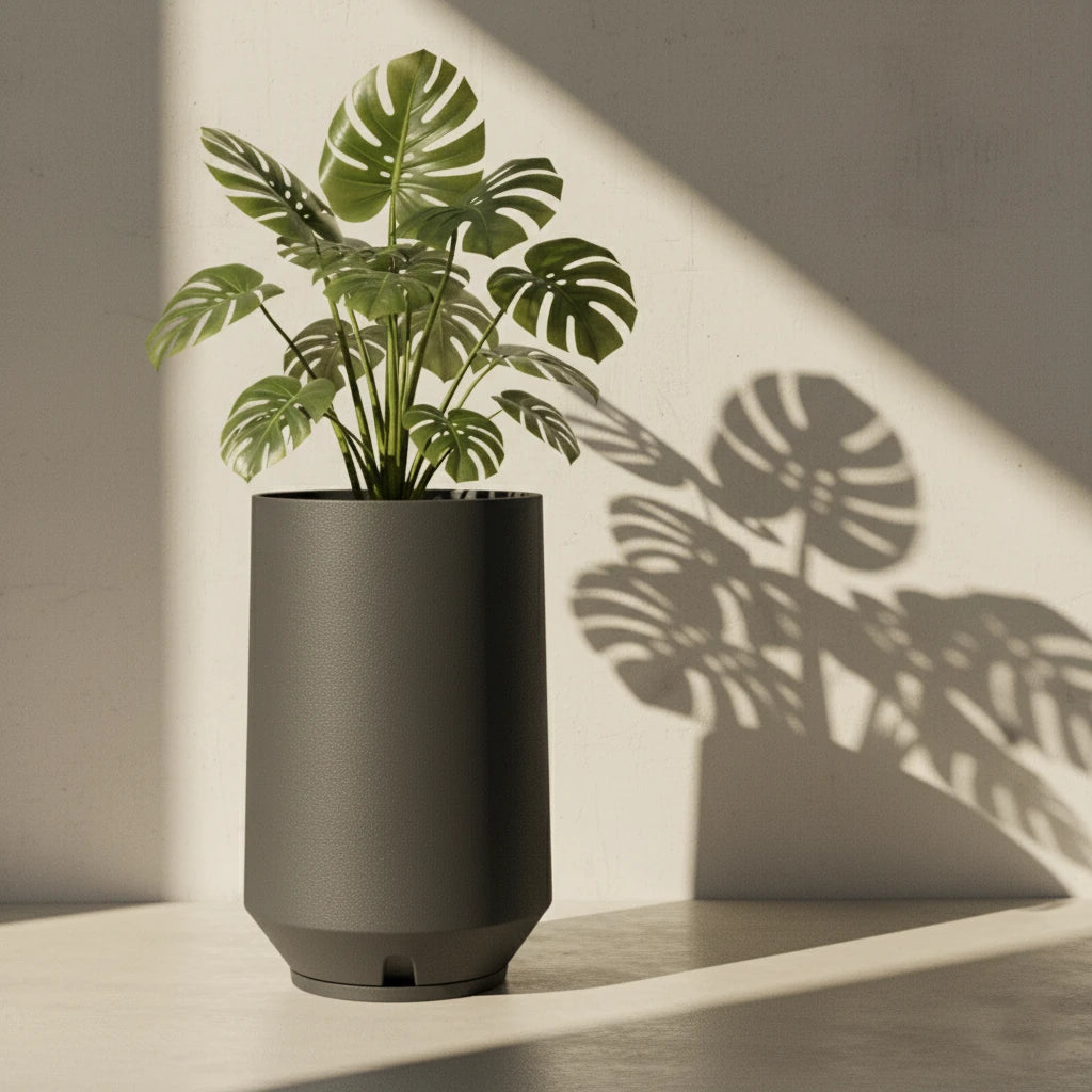 Maceta Bosco Vignola 53 L simil piedra – Interior y exterior, alta y decorativa