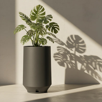 Maceta Bosco Vignola 53 L simil piedra – Interior y exterior, alta y decorativa