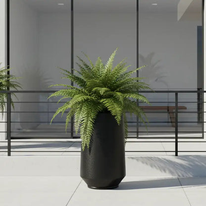 Maceta Bosco Vignola 53 L simil piedra – Interior y exterior, alta y decorativa