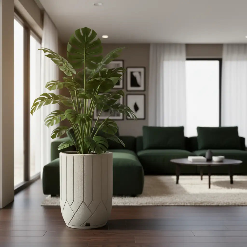 Maceta Bosco Termini 55 L Grande con Plato