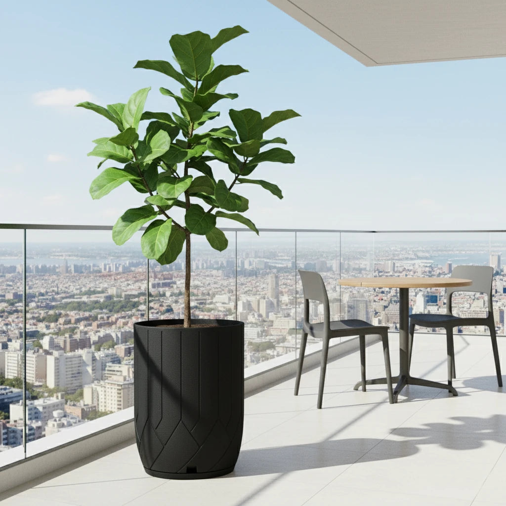 Maceta Bosco Termini 55 L Grande con Plato