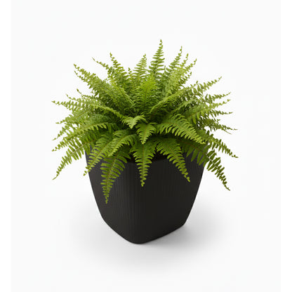 Maceta de interior Vercelli Cuadrada 24 Bosco | Diseño minimalista