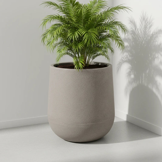 Maceta Bosco Gota 37 L rotomoldeada efecto piedra