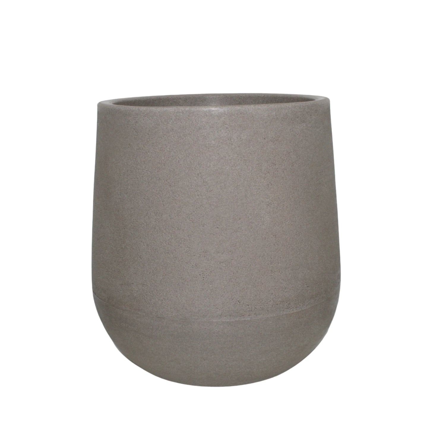 Maceta Bosco Gota 37 L rotomoldeada efecto piedra