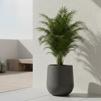 Maceta Bosco Gota 37 L rotomoldeada efecto piedra