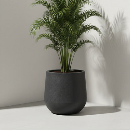 Maceta Bosco Gota 37 L rotomoldeada efecto piedra