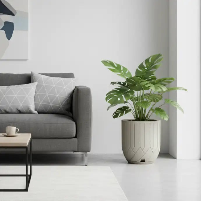 Maceta Bosco Termini 21 L Mediana con Plato