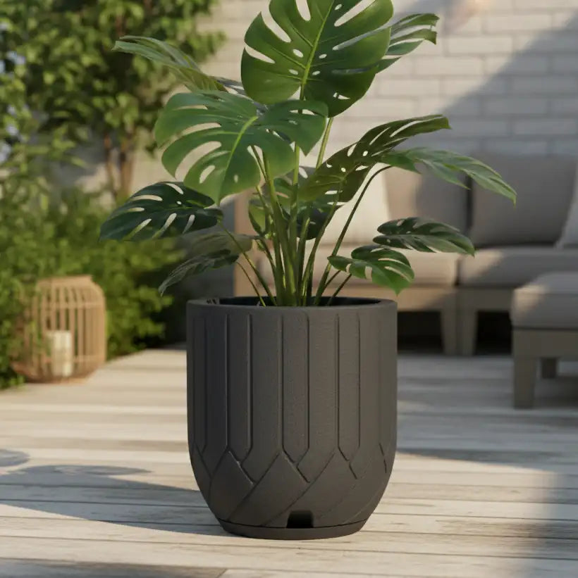 Maceta Bosco Termini 21 L Mediana con Plato