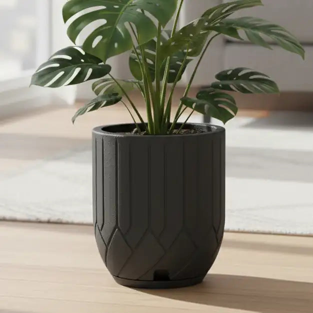 Maceta Bosco Termini 21 L Mediana con Plato