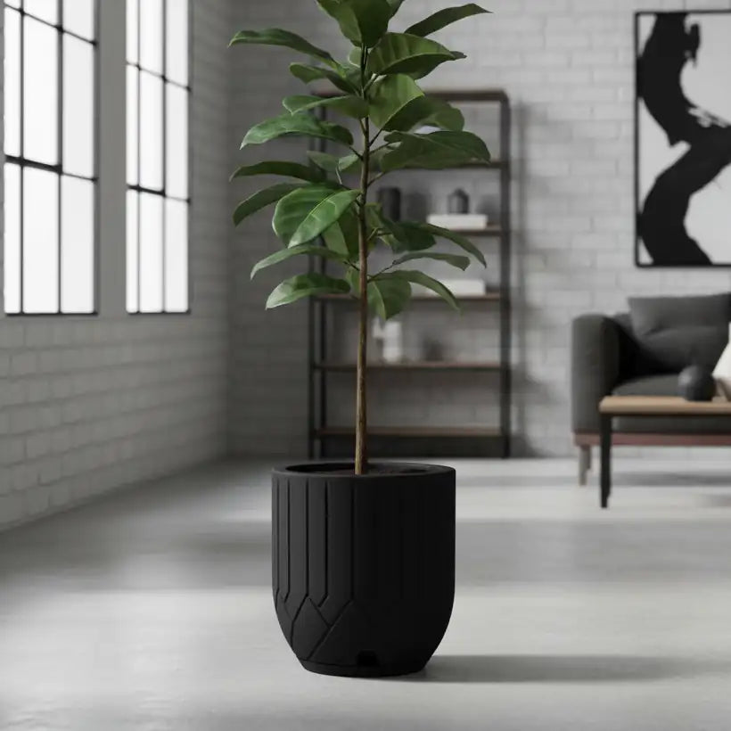 Maceta Bosco Termini 21 L Mediana con Plato