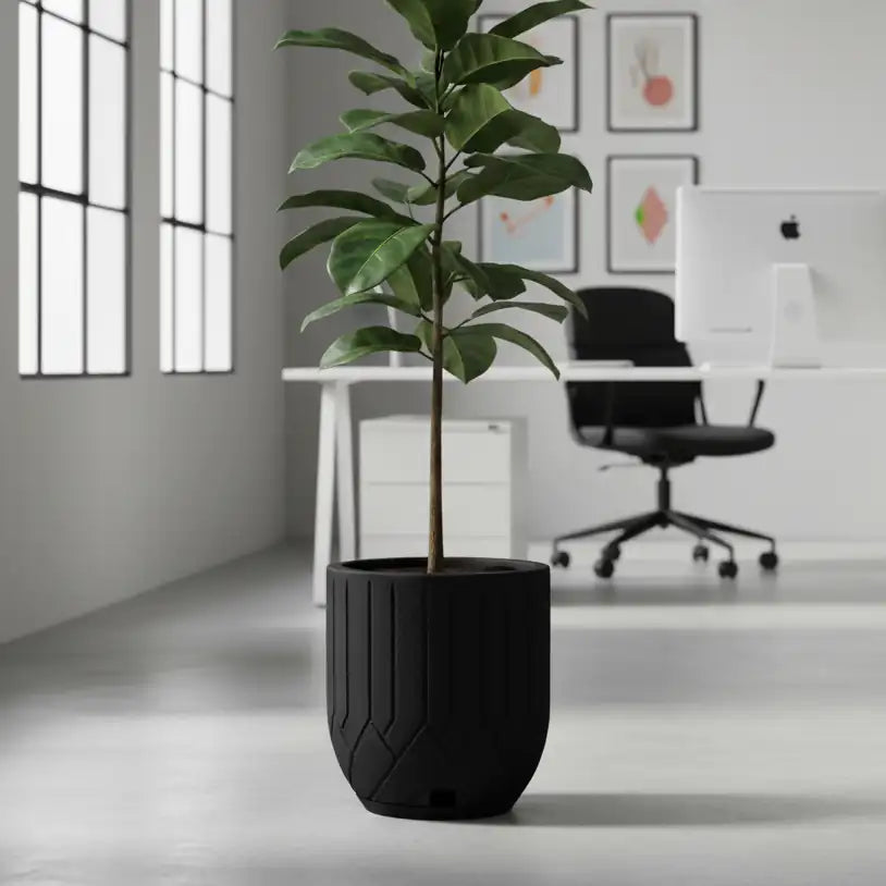 Maceta Bosco Termini 21 L Mediana con Plato