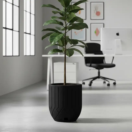 Maceta Bosco Termini 21 L Mediana con Plato