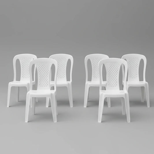 Pack x 6 Sillas Ibiza Reforzadas Apilables