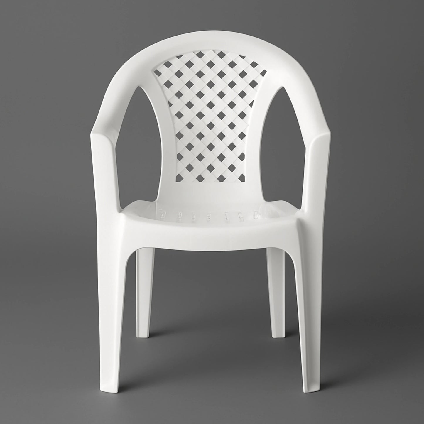 Pack x6 Sillas Plásticas Reforzadas Mallorca con Apoyabrazos